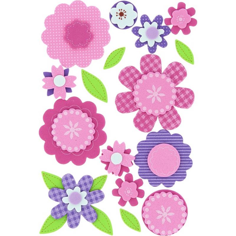 fixo-kids-set-figuras-goma-eva-adhesiva-3d-flores