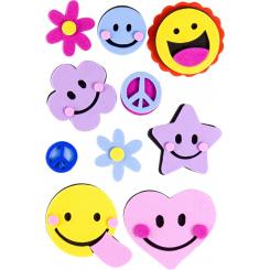 FIXO KIDS Set Figuras Goma Eva Adhesiva 3D Smile