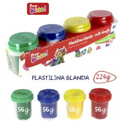 FIXO KIDS Set Plastilina 4 Colores 224G