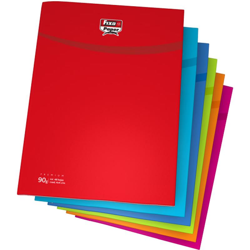 fixo-libreta-cuaderno-grapado-cuadriculado-4mm-a4-48h-90g-fucsia