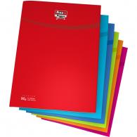 FIXO Libreta Cuaderno Grapado Cuadriculado 4mm A5 48H/90G rojo