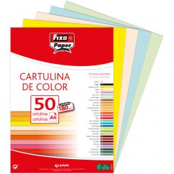FIXO Pack 15 Cartulinas 180Gr A4 azul Cielo