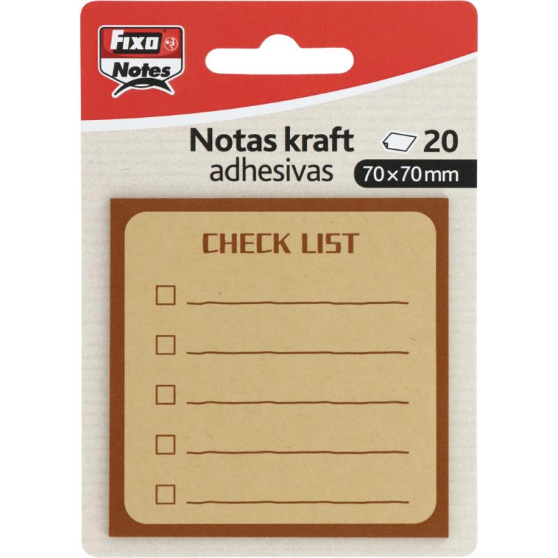 fixo-pack-20-notas-adhesivas-70x70mm-check-kraft