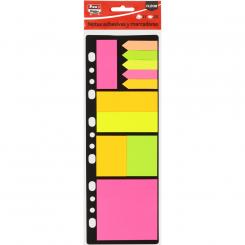 Fixo Pack Notas Adhesivas Y Marcadores Fluor Surtidos