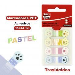 FIXO Pack Popup 4 Banderitas adhesivas marcadores 20H 15X44mm Huellas