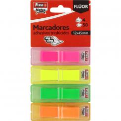 Fixo Pack Popup 4 Banderitas Marcadores 50H 12X45Mm Fluor