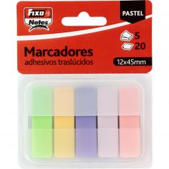 Fixo Pack Popup 5 Banderitas Marcadores 20H 12X45Mm Pastel
