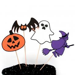 FIXO Pack12 Figuras Goma Eva Colores Surtidos Hallowen