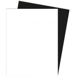 FIXO Paquete 25 cartulinas 180G 50X65mm Blanco