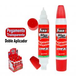FIXO Pegamento Trasparente FIXO Aplicador Doble 35G