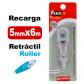 fixo-recarga-cinta-correretract-roller