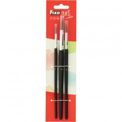 FIXO Set 3 Pincel Redondo Nº 7/9/14 Fixoart