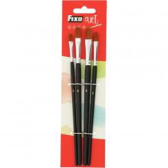 FIXO Set 4 Pincel Lengua Gato 2/4/6/8 Fixoart