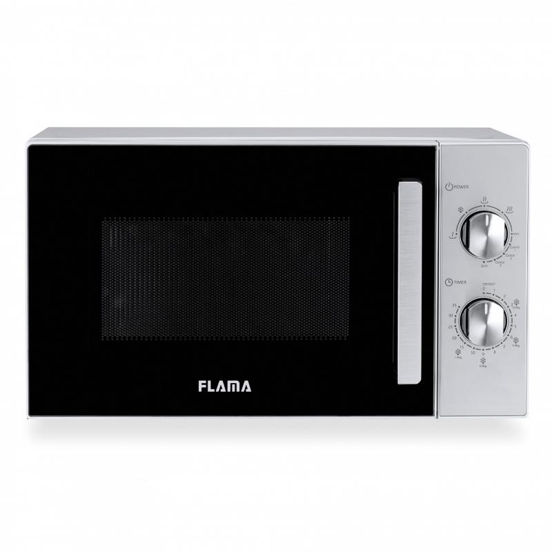 flama-1803fl-encimera-microondas-combinado-20-l-700-w-plata