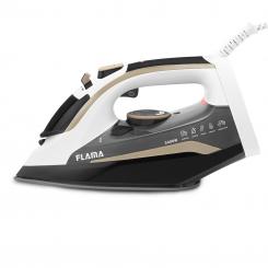 Flama 5342FL Plancha vapor-seco Suela Ceramic Ultra Glide 2400 W Beige, Negro, Blanco
