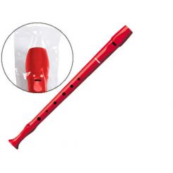 Flauta Hohner 9508 Color Roja Funda Verde Y Transparente