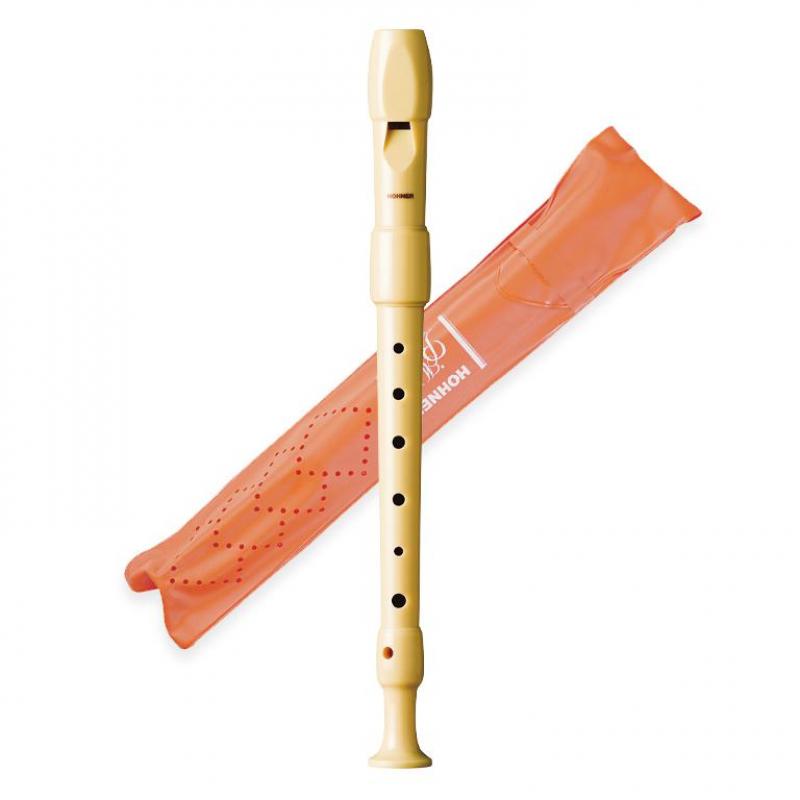 flauta-hohner-plastico-funda-naranja