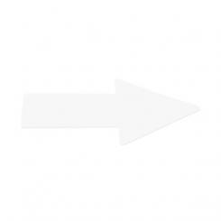 Flecha Adhesiva Tarifold Para Señalizacion Suelo 50X200 Mm Blanco Bolsa De 10