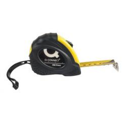 Flexometro Q-CONNECT con freno material antichoque 25 mm de ancho longitud 8 mt