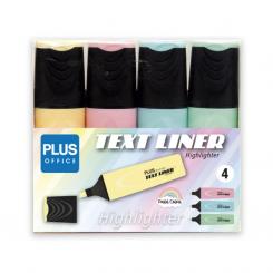 Fluorescente Plus Text Liner 3.2P 4 Colores surtidos