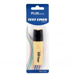 Fluorescente Plus Text Liner Pastel Amarillo en blíster