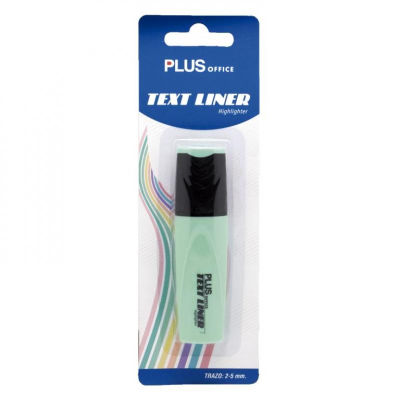 fluorescente-plus-text-liner-pastel-verde-en-blister