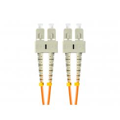 Lanberg FO-SUSU-MD21-0020-OG cable de fibra optica 2 m SC OM2 Naranja