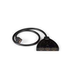 Fonestar FO-373 cable HDMI 0,5 m HDMI tipo A (Estándar) 3 x HDMI Type A (Standard) Negro