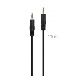 Fonestar JACK-MM-1-5 cable de audio 1,5 m 3,5mm Negro