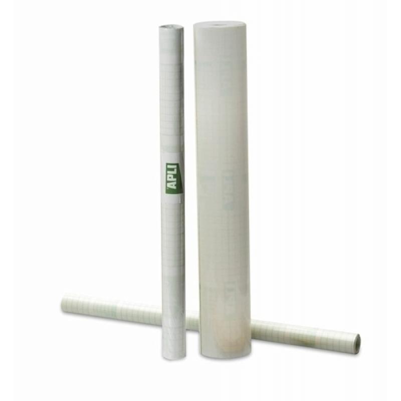 FORRO APLI ADHESIVO REMOVIBLE TRANS.80µ ROLLO 20 x 0,5 m