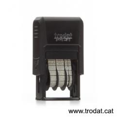 TRODAT Fechador Printy 4810 sin placa 3,8mm almohadilla negra
