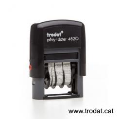 TRODAT Fechador Printy 4mm Negro almohadilla negra