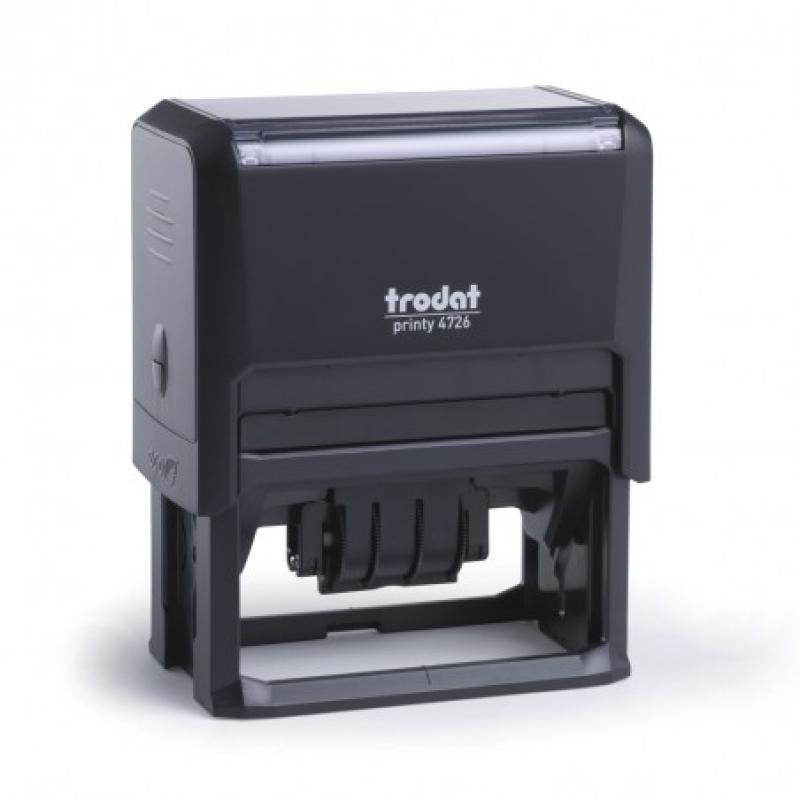 Framun Fechador Printy con placa PERSONALIZADO 75x38mm Negro almohadilla negra