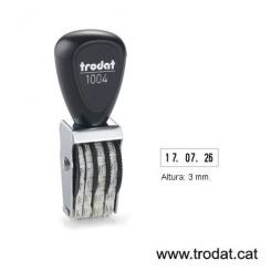 TRODAT Fechadores Corrientes 1004 MANUAL 3mm año abreviado