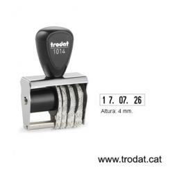 TRODAT Fechadores Corrientes 1014 MANUAL 4mm meses en números