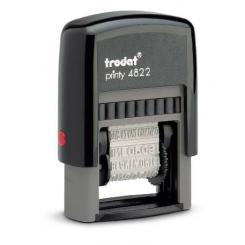 TRODAT Formulario Printy 4mm Negro almohadilla negra