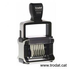 TRODAT Numerador Professional Line 8 cifras 5mm almohadilla azul