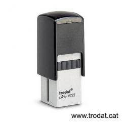 TRODAT Sello Printy PERSONALIZADO 20x20mm almohadilla negra