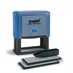 TRODAT Sello Printy con imprentilla Typomatic 4931 70x30mm almohadilla negra