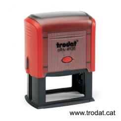 TRODAT Sello Printy PERSONALIZADO Negro 60x33mm almohadilla negra