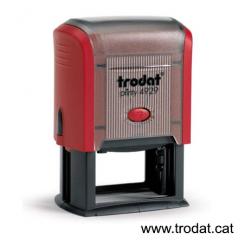 TRODAT Sello Printy PERSONALIZADO 50x30mm Negro almohadilla negra