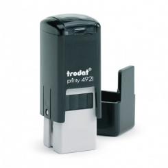 TRODAT Sello Printy PERSONALIZADO 12x12mm azul almohadilla azul