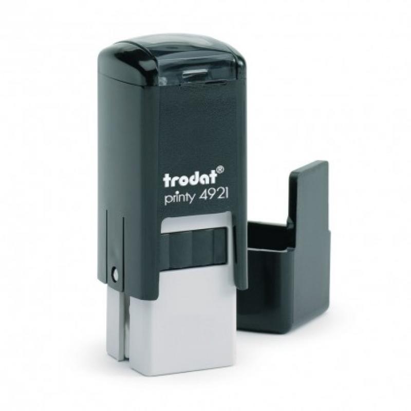 Framun Sello Printy PERSONALIZADO 12x12mm Negro almohadilla azul