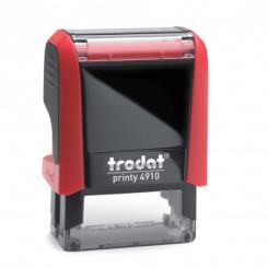 TRODAT Sello Printy PERSONALIZADO 26x9mm Azul almohadilla negra