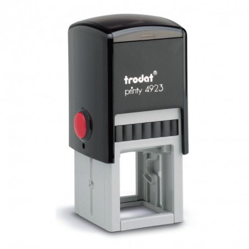 Framun Sello Printy PERSONALIZADO 30x30mm azul almohadilla roja