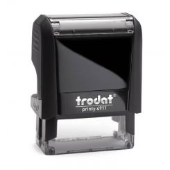 TRODAT Sello Printy PERSONALIZADO 38x14mm azul almohadilla negra