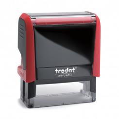 TRODAT Sello Printy PERSONALIZADO 58x22mm Azul almohadilla azul