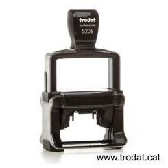 TRODAT Sellos PERSONALIZADO Professional  Line 56x33mm almohadilla negra
