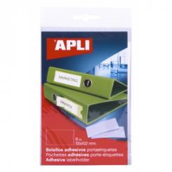 Funda Adhesiva APLI 55X102 Bolsillo Para Etiquetas Bolsa De 6