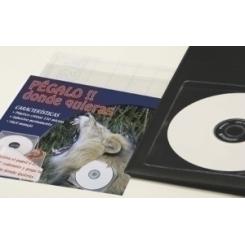 Funda Cd/Dvd Iberplas Pvc 130X130 Adhesiva (140µ) Paquete De 100